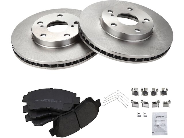 Front Brake Pad and Rotor Kit For 92-96, 99-01 Toyota Camry 3.0L V6 2
