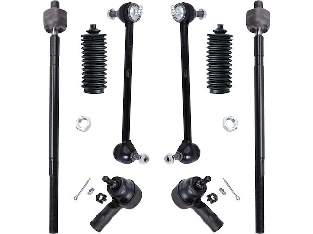 Front Sway Bar Link and Tie Rod End Kit For 06-07 Ford Focus